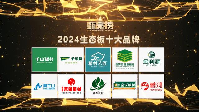 甄品榜·2024生态板十大品牌名单